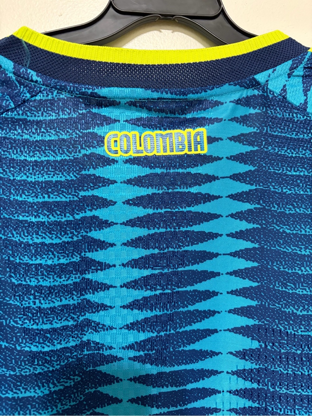 adidas Teal & Neon Yellow Men’s Soccer Jersey - Picture 3 of 10